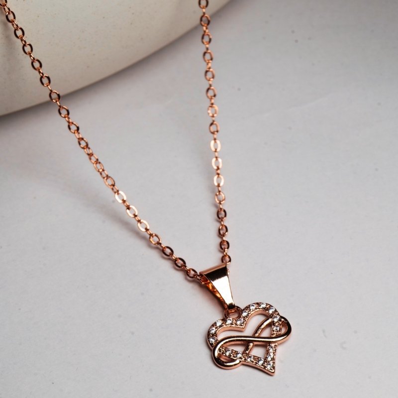 Infinity Heart Necklace - Image 2
