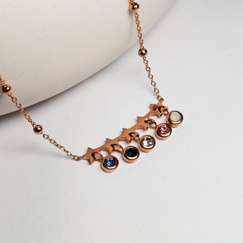 Dazzling 5 Stars Necklace - Image 2