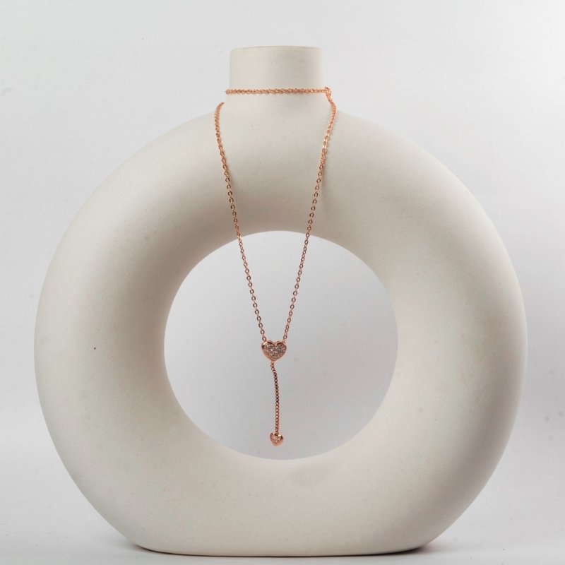 Eternal Hanging Hearts Necklace - Image 3