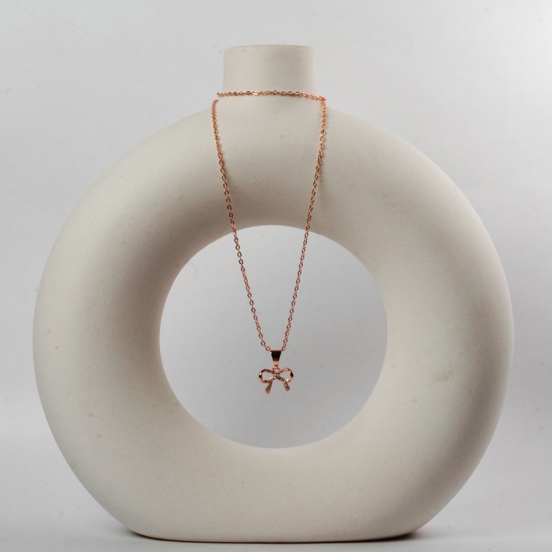 Gleaming Bow Necklace - Image 3
